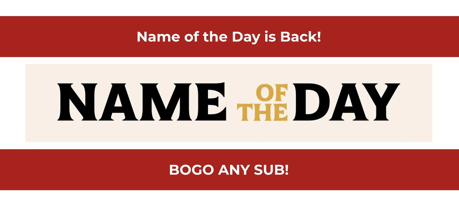 Firehouse Subs Name Of The Day Is Back – Buy 1, Get 1 Free